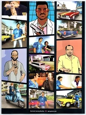 Print Ad Grand Theft Auto Vice City PS2 Original Rockstar Games Promo Poster Art