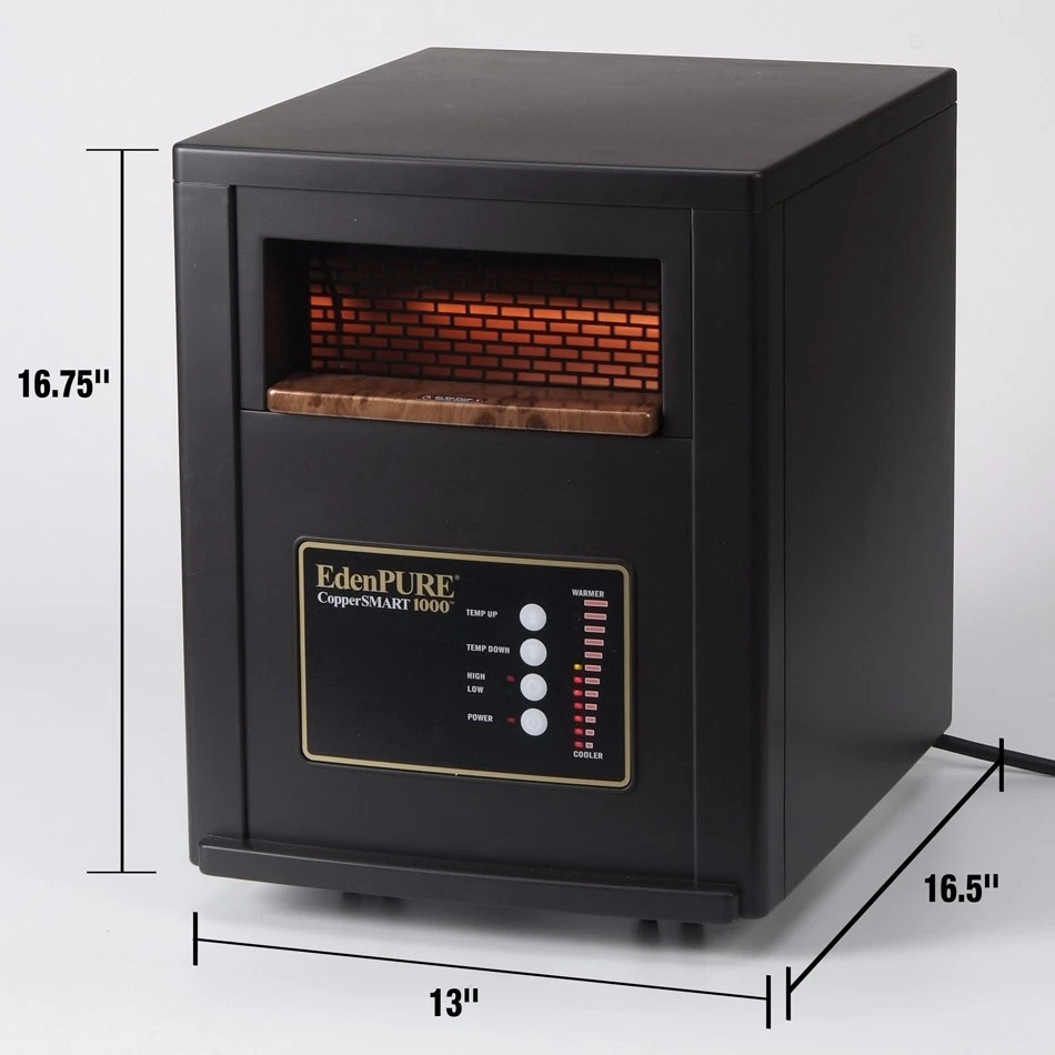 2024 EdenPure CopperSmart 1000 Copper PTC Heater Open Box - Image 3 of 4
