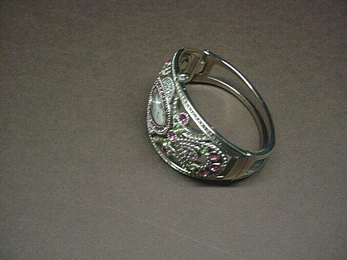 Persona Quartz Ladies Bejeweled Rhinestone Bracelet Watch 146 - Picture 5 of 6
