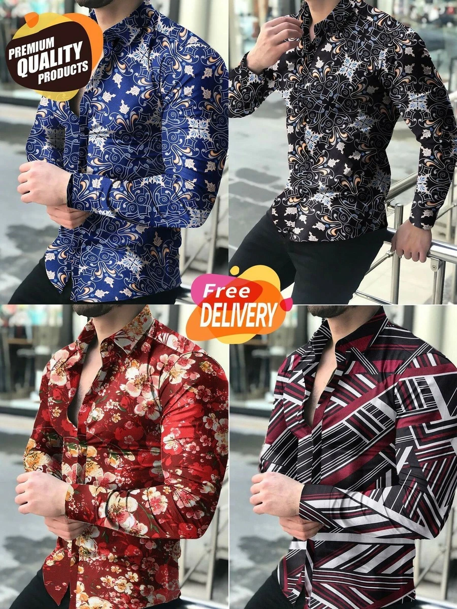 Moda Camisa Para Hombre De Vestir Mangas Largas De Ropa Fina De Man