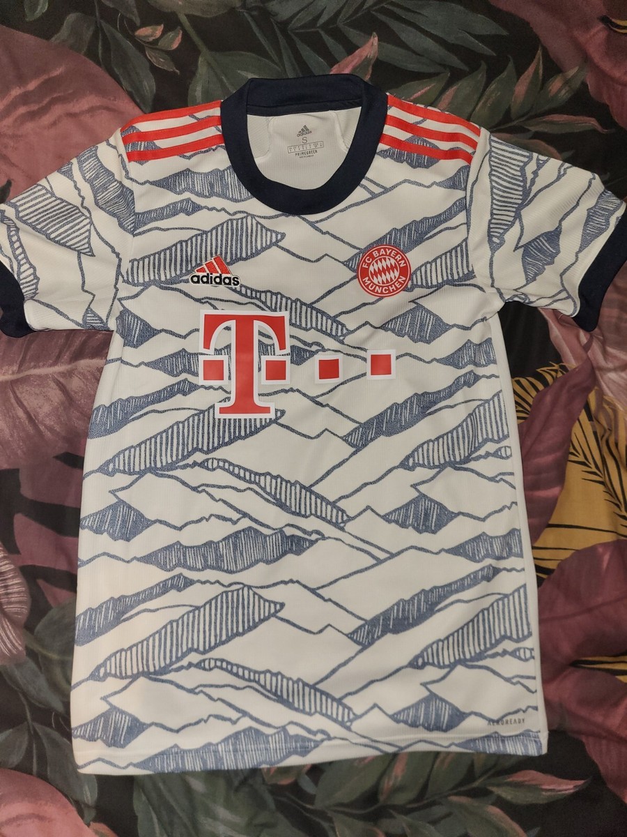 Bayern Munich 2021/22 Third Shirt Jersey Mountain Alps Size S. | eBay