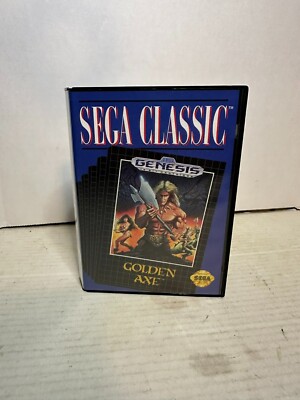 Golden Axe (Sega Genesis, 1989) Complete used tested
