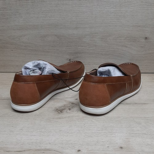 JF Ferrar Size 9 M Kenwood Cognac Men's Loafers Shoes NEW in Box - Picture 4 of 20