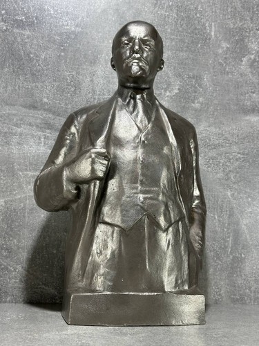 Soviet bust of Vladimir Lenin. vintage table figurine, ORIGINAL! USSR rare - Picture 9 of 10