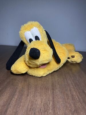 Authentic Original Disney Parks Pluto Plush Toy Stuffed Animal 16'' Long