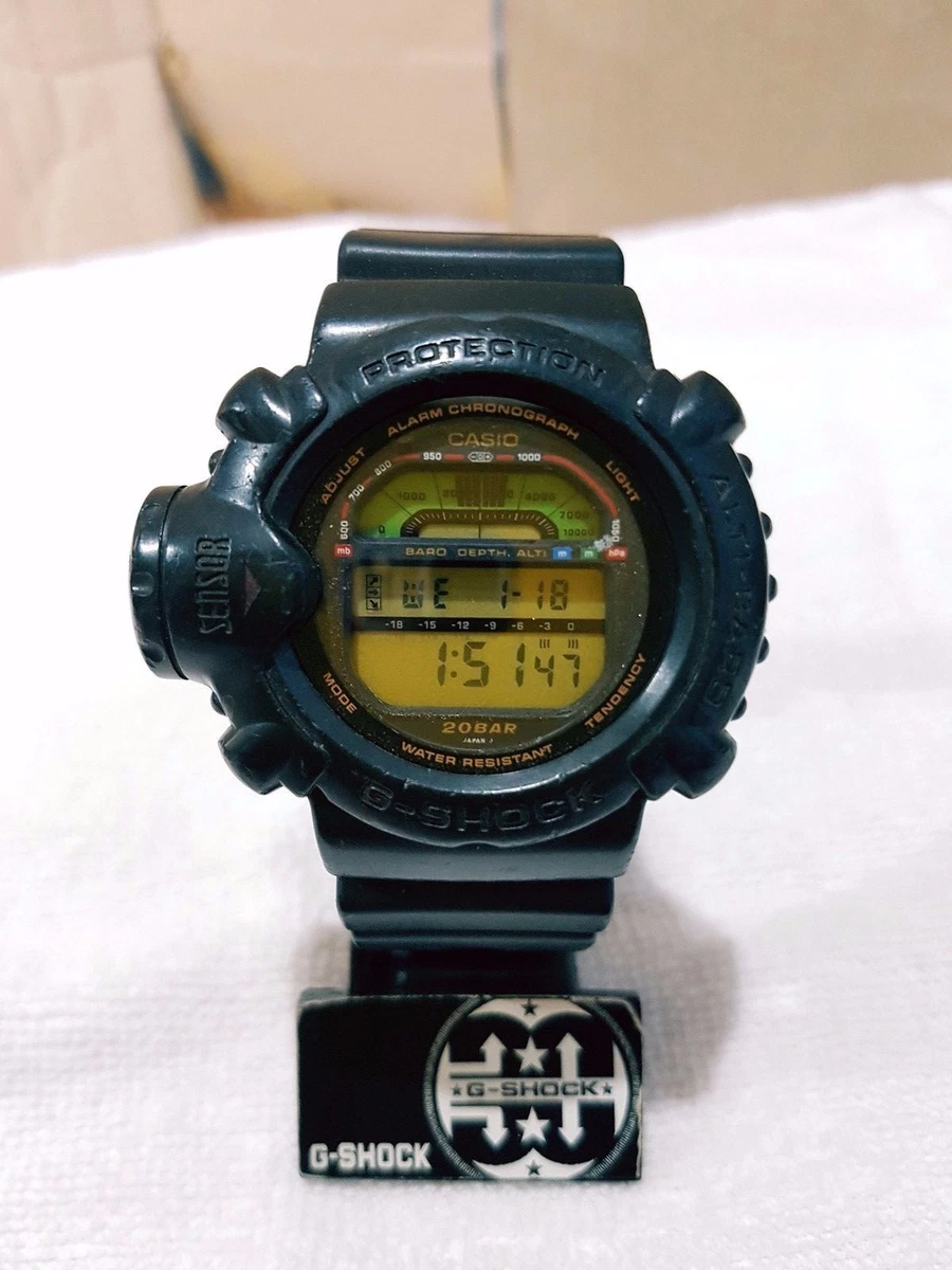 Vintage G Shock DW 6500 Army Black Pilot Aviation Sky force Alti Baro Japan