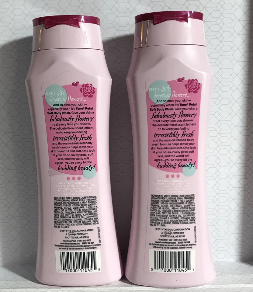 *2* Jabón corporal tono PETAL SOFT rosa peonía y aceite de rosa 18 oz cada uno MUY DIFÍCIL DE ENCONTRAR y raro Foto 2 de 3