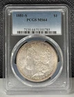 1881-S Morgan Silver Dollar PCGS MS64 (785)