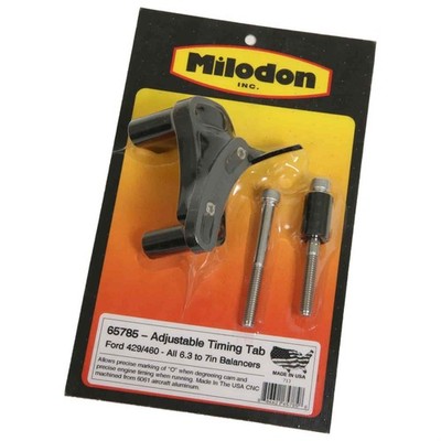 Milodon 65785 Adjustable Billet Timing Pointer Big Block Ford 429-460 6.325-7.07