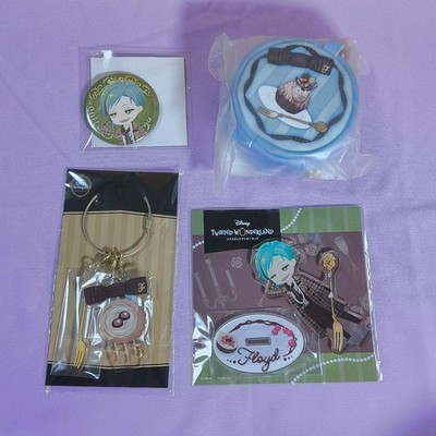 Twisted Wonderland Floyd Leech Bonbonnière 4pc Set Badge Acrylic Stand Japan