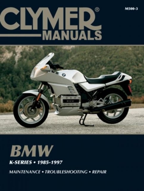 BMW K–Series Motorcycle (1985–1997) Service Repair Manual Haynes Paperback - Image 3