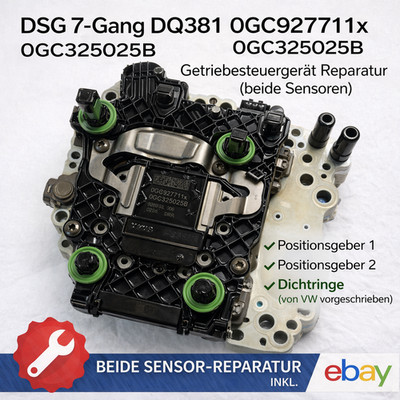 Reparatur Getriebesteuergerät  DSG 7-Gang DQ381 DQ500 z.B. 0GC927711C 0DE927711C