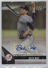 2021 Bowman Platinum Top Prospects Auto Beck Way #TOP-18 Auto 0v8s