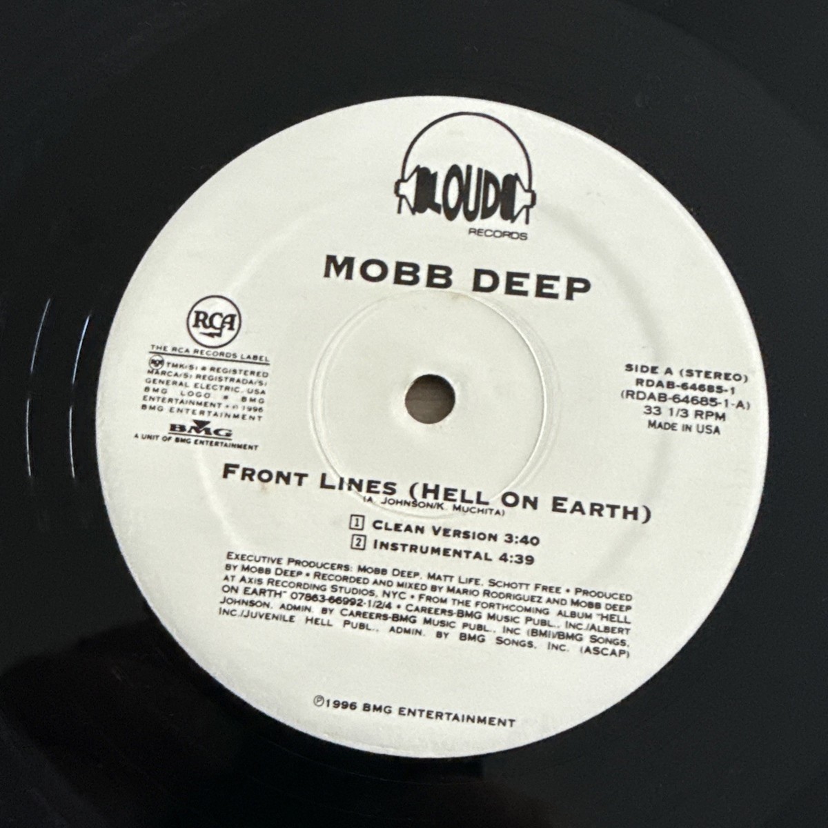 Mobb Deep – Front Lines (Hell on Earth) 12” Loud Records Classic