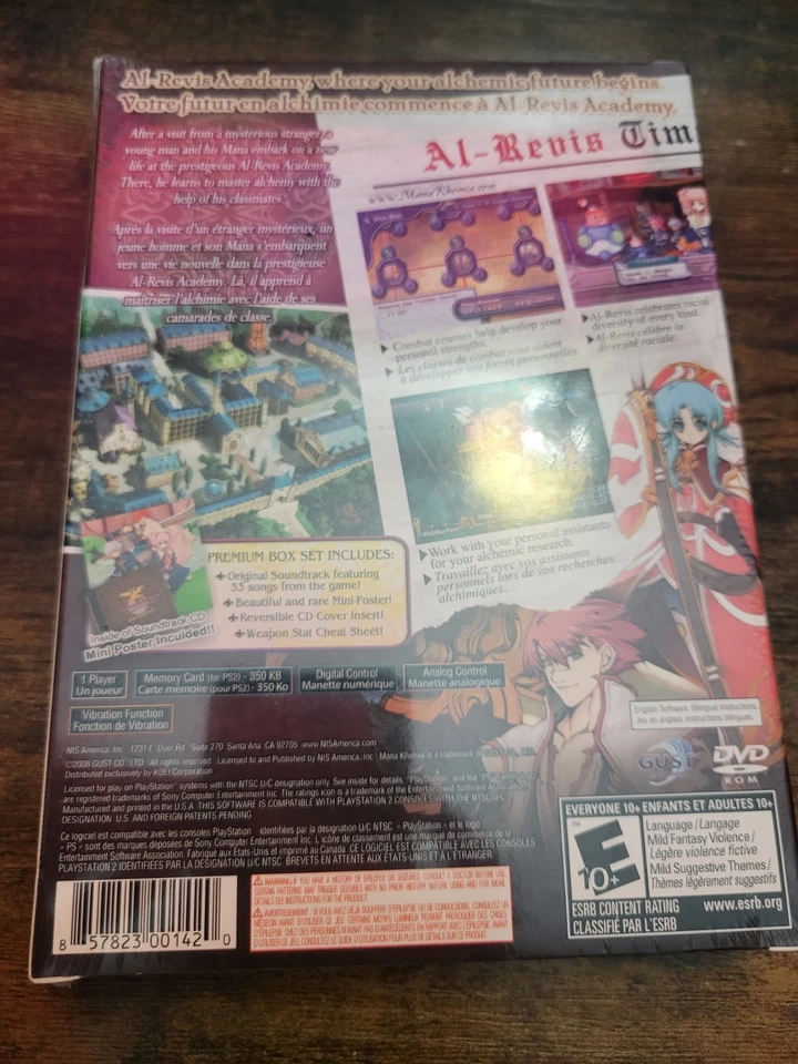 Mana Khemia: Alchemists of Al-Revis Premium Box (Sony PlayStation 2, 2008) - Image 2 of 2