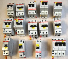 LOF OF 13 ABB Circuit Breaker (mixed)