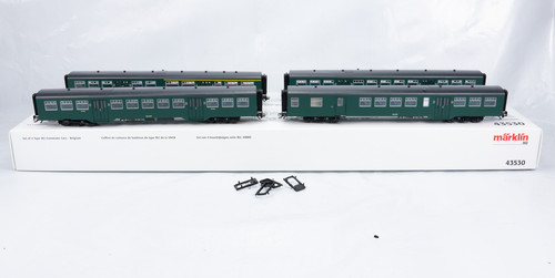 Märklin 43530 Nahverkehrswagen-Set M2 der SNCB Ep III, Wie neu unbespielt | Zustand: Gebraucht