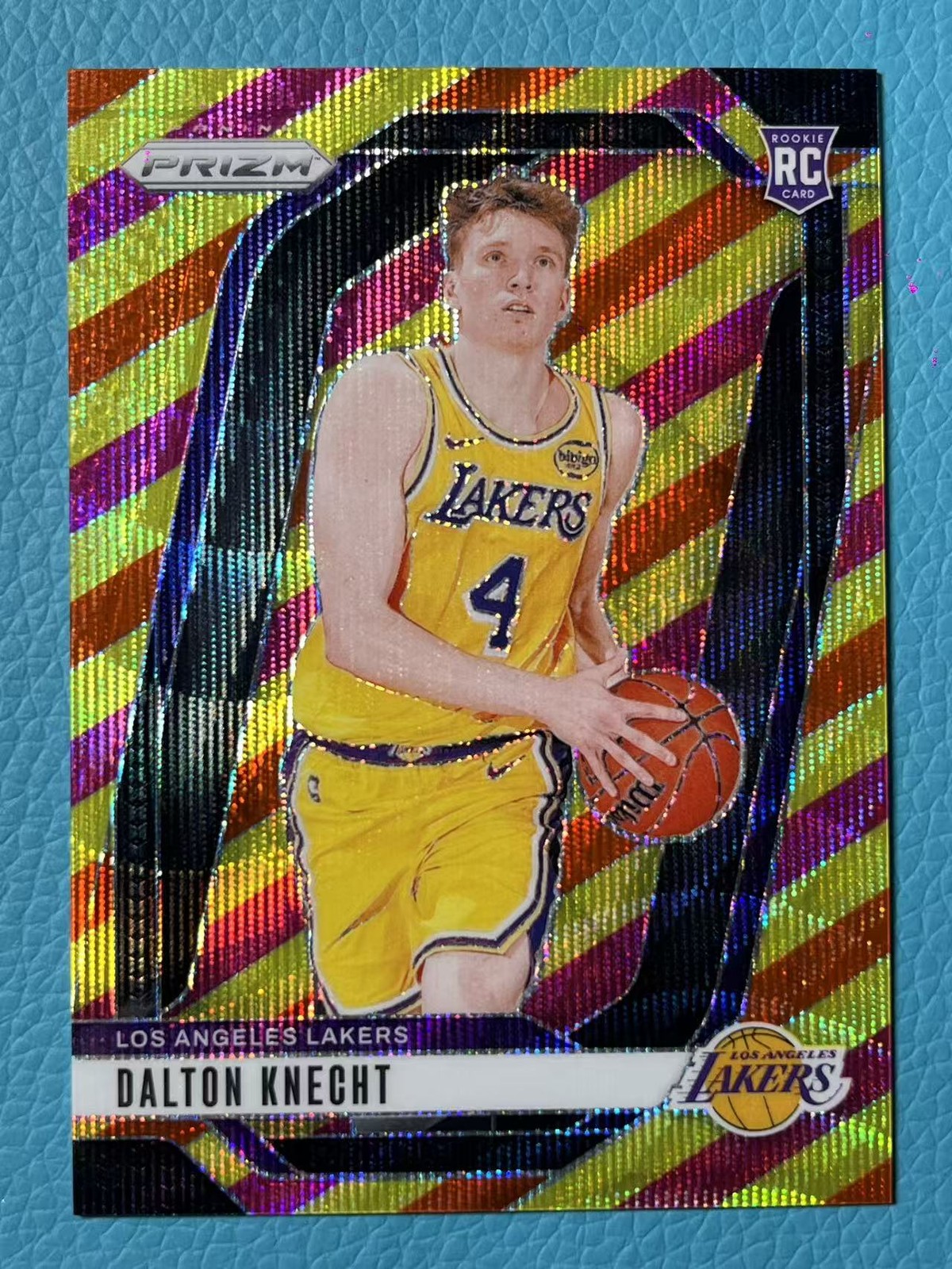 Dalton Knecht 2024-25 Panini Prizm 07/88 Multi Wave RC Lakers #238
