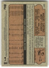 2021 Topps Heritage #311 Miguel Castro