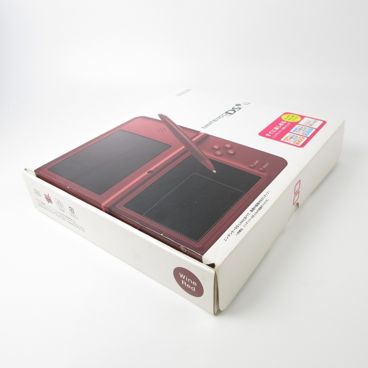 Near Mint】Nintendo DSi LL XL Wine Red Console Japanese Edition