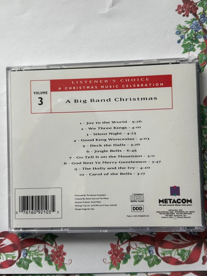 A Big Band Christmas CD Volume 3 - Imagem 4 de 4