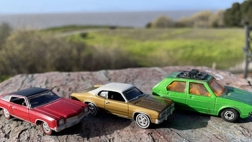 Vintage Toy Car Lot. VW Golf England 1975 Plymouth Duster Chevy Monte Carlo - Bild 13 von 13