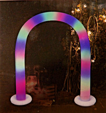 LED Inflatable Arch Decoration Battery-Powered 6.5 ft High Indoor/Outdoor NEW