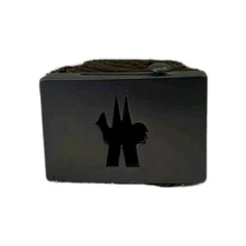 C.P. Company Belt Brown Nylon Webbing Adjustable Italy Made Logo Buckle 46" #H70