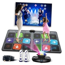 Dance Mat for TV Games - Wireless Musical Electronic Dance 65.4" x36.6" Grey