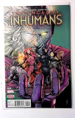 Uncanny Inhumans #4 (2016) Marvel Comics Black Bolt Medusa 1st Print Comic Book