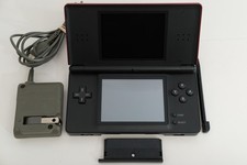 Nintendo DS Lite Crimson stylus, dust cover, charger USG-001 All OEM