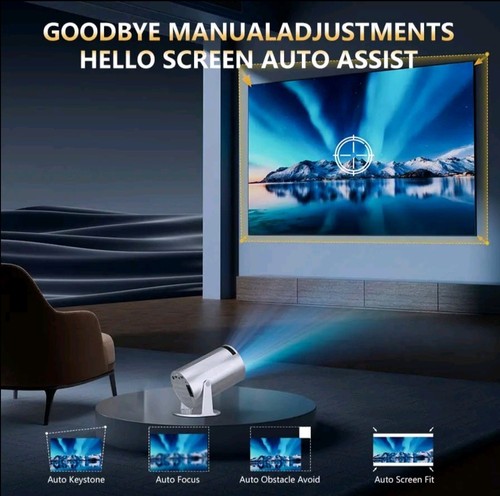 XBJ Portable 4K Decoded Projector Android 11 with 1080P/720P Display - Picture 3 of 4