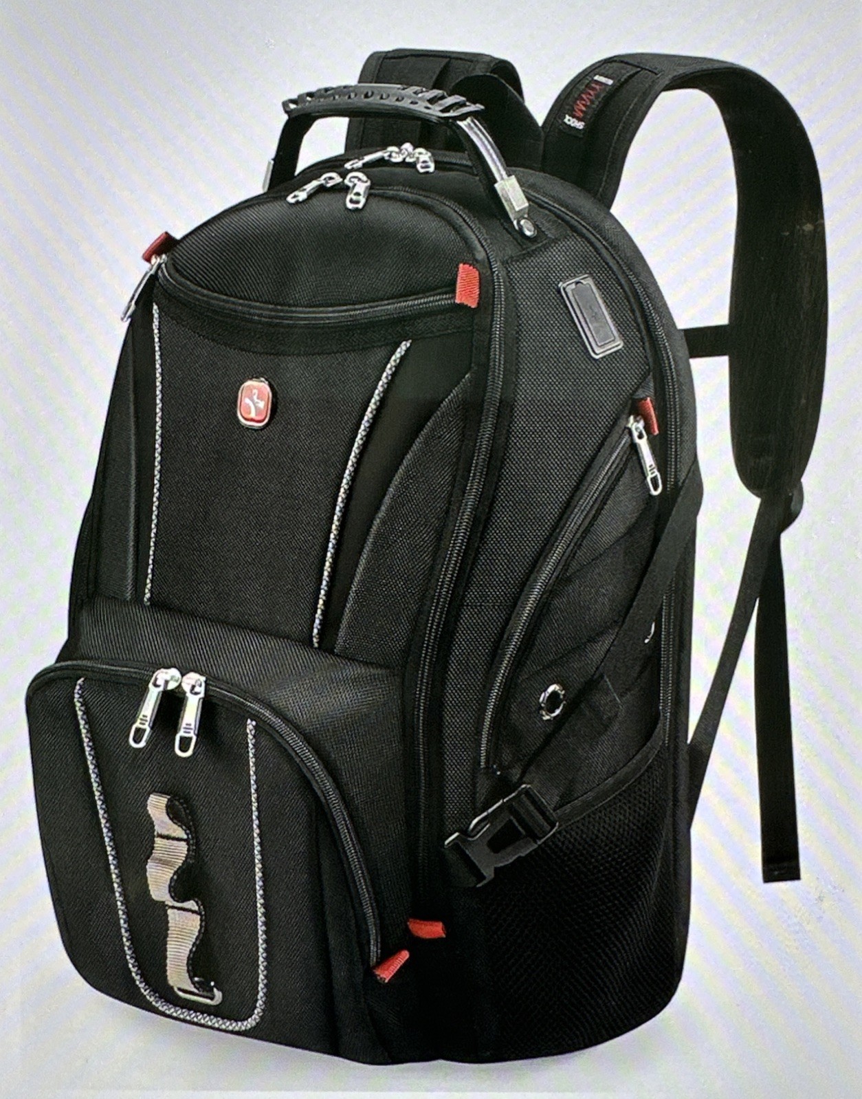 ,business Tech Backpack With Usb & Type-c Port