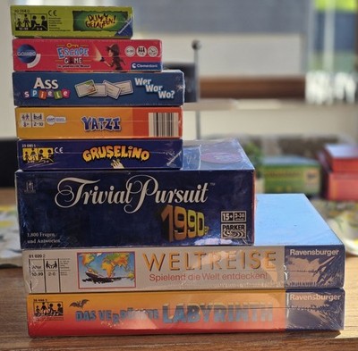 Spiele Konvolut Spielesammlung-Alle Neu in Folie-Kartenspiele Ravensburger