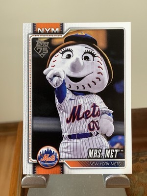 2026 Topps Series 1 Mascot Mrs Met New York Mets Insert