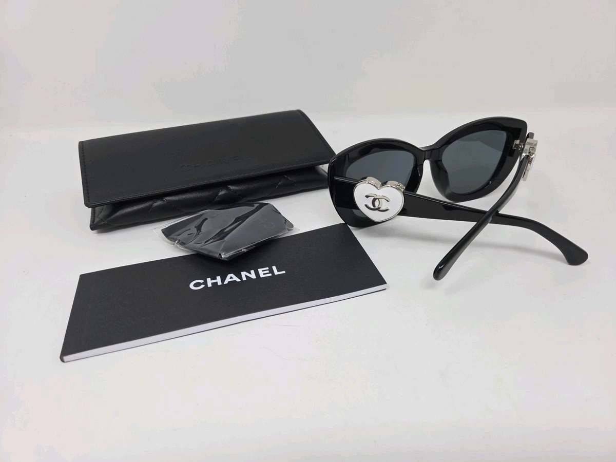 CHANEL Black Mirrored Square Sunglasses for Women for sale | eBay