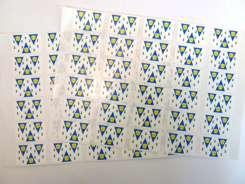 Etiquetas De Bandera Autoadhesivas De Shropshire - Imagen 2 de 3