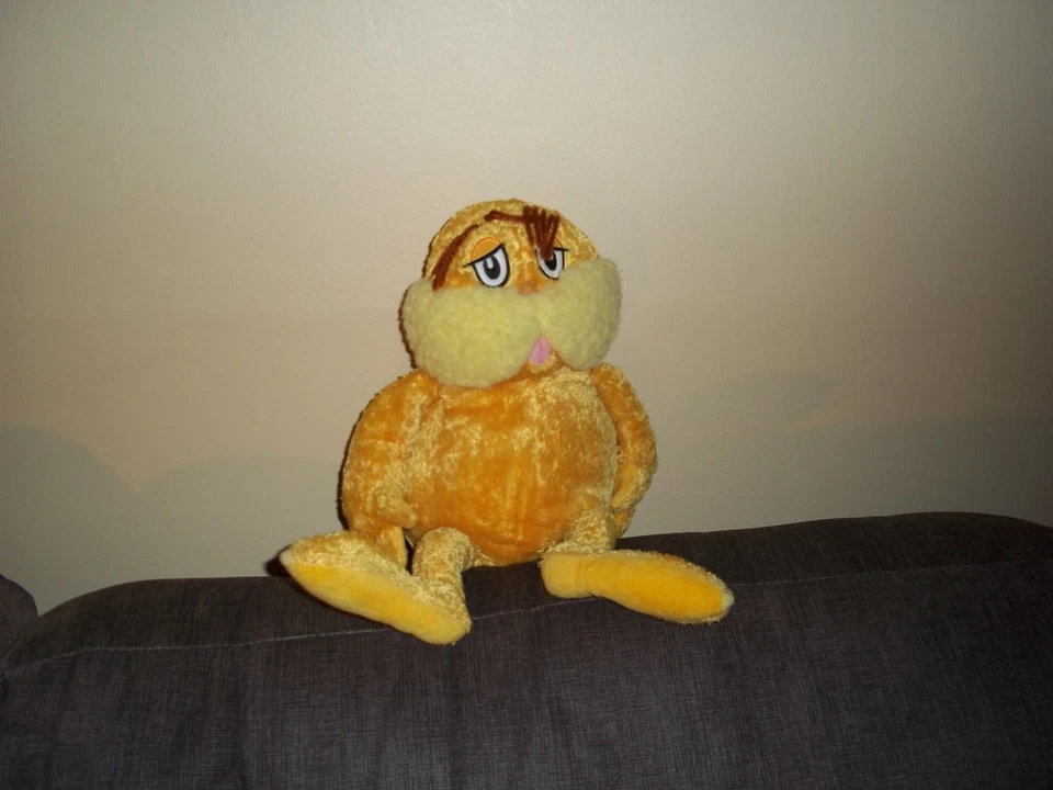 MUÑECA DE PELUCHE FIGURA DR SEUSS KOHL'S CARES AMARILLO LORAX CRIATURA PELUCHE JUGUETE Foto 3 de 4