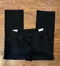 Gap Jeans Mens 38x30 Black Denim Bootcut 1969 Y2K Pockets