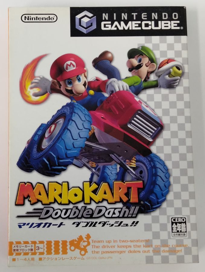 Nintendo Game Cube Mario Kart: Double Dash!! Japan Ver w/ Box Manual 4512  SP
