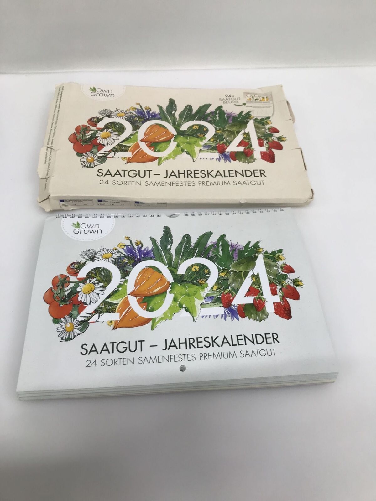 Calendario de semillas 2024 calendario de pared A4: calendario de pared de...