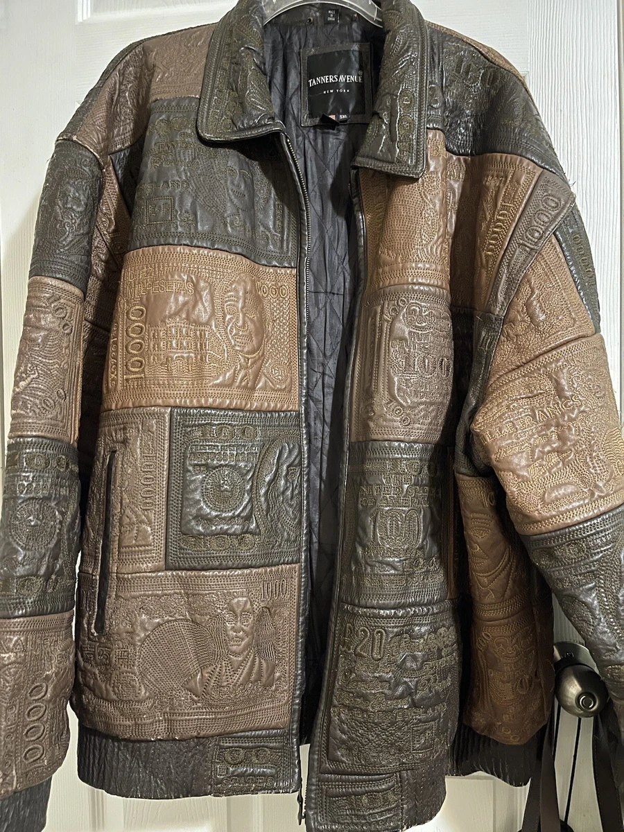 Mens 5xl top leather jacket