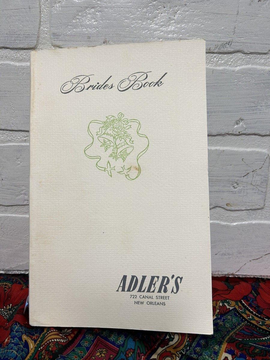 Vintage Bride’s Book by Adler’s (1950s/60s)