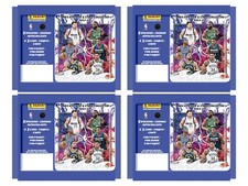 Lot of (4) 2024-25 Panini NBA Sticker & Card Collection Factory Sealed Packs