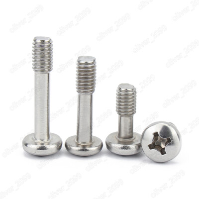 304 Stainless Steel Phillips Cross Pan Head Screws With Waisted Shank M2.5 M3-M8