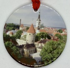 Estonia European Vacation Christmas Ornament Porcelain Souvenir Travel Gift