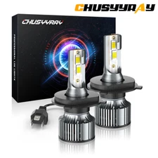 2x For 2020-2023 Kia Soul H4 9003 LED Headlight Bulbs 6000K White High Low Beam
