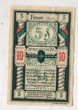 Pieniądze awaryjne: Frose Saksonia-Anhalt 1 sztuka (502)