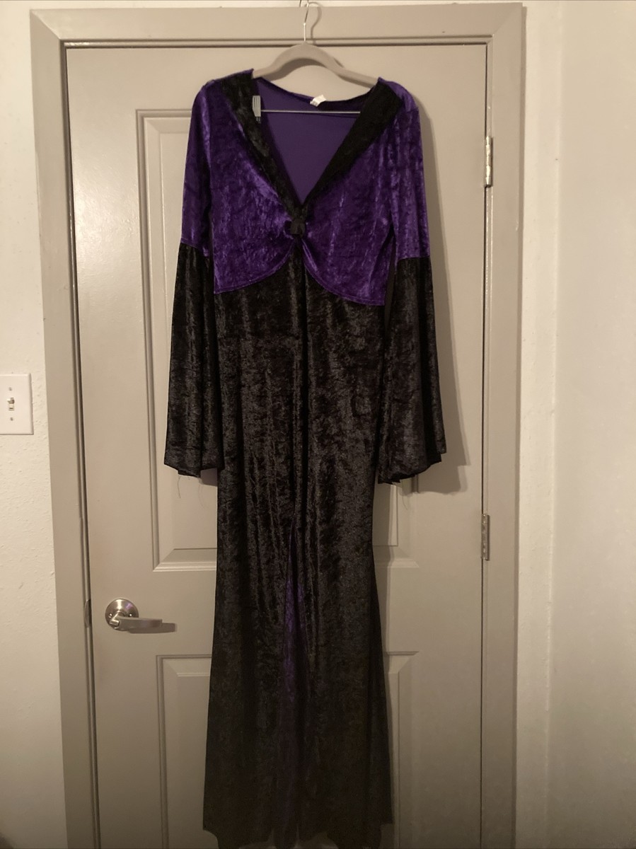 adult black witch dress Sexy Sorceress Goth Costume Purple & Size Med Only Bottom Size:33x30 CALVIN KLEIN Printed Long-Sleeve so you can regulate // SEWING PATTERN