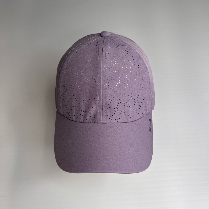 Alive Hat Women One Size Perforated Geo Spell Out Logo Run  display picture 2
